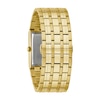 Thumbnail Image 2 of Men's Bulova Quadra Marc Anthony Diamond Accent Gold-Tone Watch with Black Square Dial (Model: 97D132)