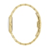 Thumbnail Image 2 of Ladies' Bulova Quadra Marc Anthony Diamond Accent Gold-Tone Watch with Black Square Dial (Model: 97P167)