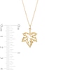 Thumbnail Image 4 of Maple Leaf Pendant in 10K Gold