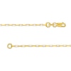 Thumbnail Image 2 of 1.5mm Paper Clip Chain Necklace in Solid 10K Gold - 18"
