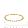 Thumbnail Image 3 of Men's 4.9mm Mariner Link Bracelet in Hollow 10K Gold - 8.5"