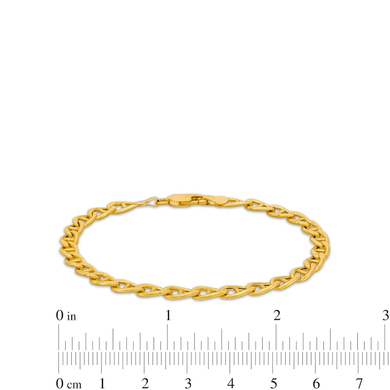 Men's 4.9mm Mariner Link Bracelet in Hollow 10K Gold - 8.5"