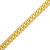 Thumbnail Image 1 of Men's 5.4mm Curb Link Bracelet in Hollow 10K Gold - 8.5"