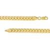 Thumbnail Image 3 of Men's 5.4mm Curb Link Bracelet in Hollow 10K Gold - 8.5"