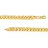 Thumbnail Image 2 of Men's 5.4mm Curb Link Bracelet in Hollow 10K Gold - 8.5"