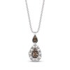 Thumbnail Image 2 of Le Vian® 0.35 CT. T.W. Chocolate Diamond® and Nude Diamond™ Frame Pendant and Stud Earrings Set in 14K Vanilla Gold™