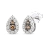 Thumbnail Image 3 of Le Vian® 0.35 CT. T.W. Chocolate Diamond® and Nude Diamond™ Frame Pendant and Stud Earrings Set in 14K Vanilla Gold™