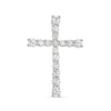 Thumbnail Image 1 of Men's 1.50 CT. T.W. Certified Lab-Grown Diamond Cross Necklace Charm in 10K White Gold (F/SI2)