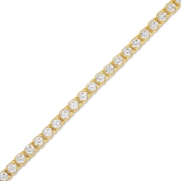 Men's 7.00 CT. T.W. Certified Lab-Created Diamond Tennis Bracelet in 10K Gold (F/SI2) - 8.5&quot;
