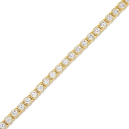 Men's 7.00 CT. T.W. Certified Lab-Grown Diamond Tennis Bracelet in 10K Gold (F/SI2) - 8.5"