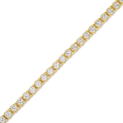 Men's 7.00 CT. T.W. Certified Lab-Created Diamond Tennis Bracelet in 10K Gold (F/SI2) - 8.5"