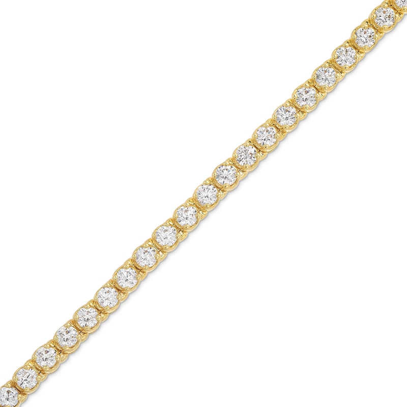 Men's 7.00 CT. T.W. Certified Lab-Created Diamond Tennis Bracelet in 10K Gold (F/SI2) - 8.5"|Peoples Jewellers