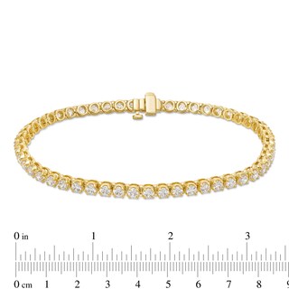 Men's 7.00 CT. T.W. Certified Lab-Created Diamond Tennis Bracelet in 10K Gold (F/SI2) - 8.5"