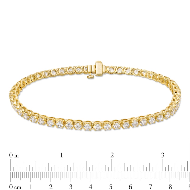 Men's 7.00 CT. T.W. Certified Lab-Created Diamond Tennis Bracelet in 10K Gold (F/SI2) - 8.5"|Peoples Jewellers