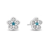 Thumbnail Image 5 of Disney Treasures Lilo and Stitch 0.11 CT. T.W. Diamond and Blue Topaz Pendant and Earrings Set in Sterling Silver