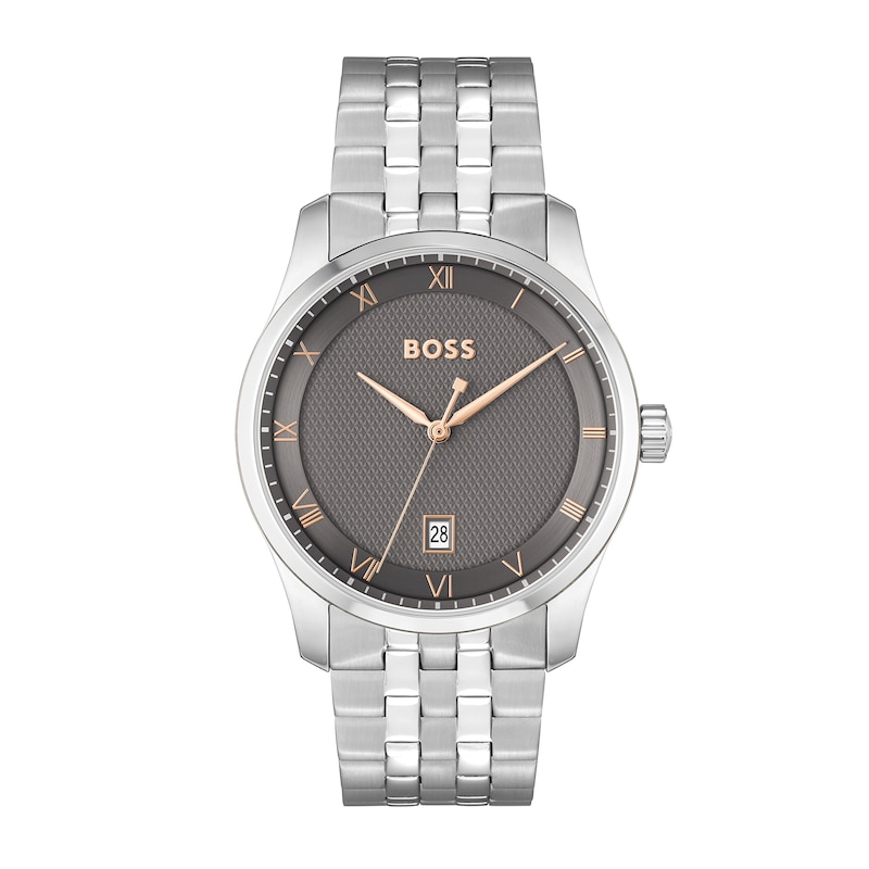 Men's Hugo Boss Principle Watch with Textured Dial (Model