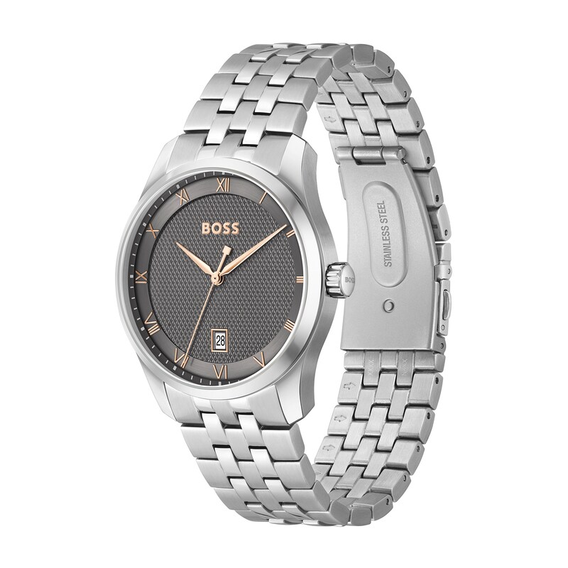 Men's Hugo Boss Principle Watch with Textured Dial (Model: )|Peoples Jewellers