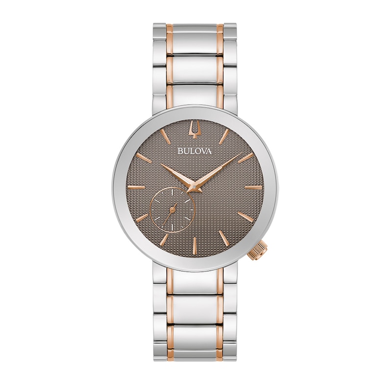 Ladies' Bulova Special Edition Latin GRAMMY® Two-Tone Watch with Textured Dial (Model: 98L309)|Peoples Jewellers