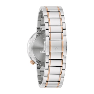 Ladies' Bulova Special Edition Latin GRAMMY® Two-Tone Watch with Textured Dial (Model: 98L309)