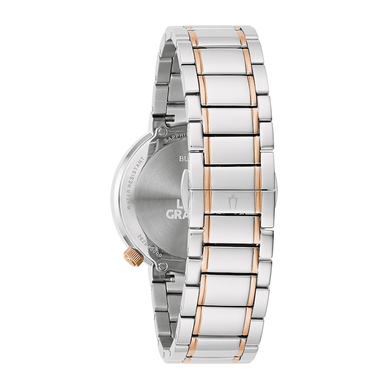 Ladies' Bulova Special Edition Latin GRAMMY® Two-Tone Watch with Textured Dial (Model: 98L309)
