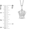 Thumbnail Image 2 of Disney Treasures Ratatouille 0.05 CT. T.W. Diamond Chef's Toque Pendant in Sterling Silver