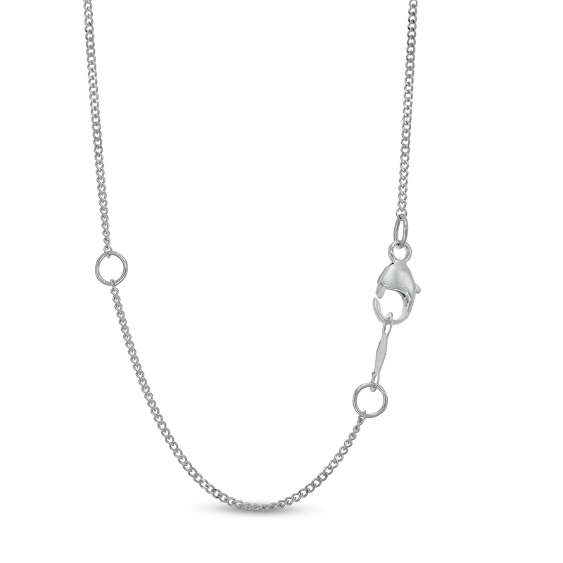Main Image 3 of 0.20 CT. Certified Princess-Cut Diamond Solitaire Pendant in 14K White Gold (J/I3)