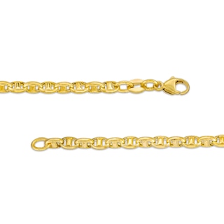 Men's 3.6mm Anchor Link Chain Necklace in Solid 10K Gold - 20"