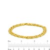 Thumbnail Image 3 of Men's 7.4mm Fancy Link Chain Bracelet in Solid 10K Gold - 8.5"