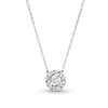 Thumbnail Image 1 of 0.30 CT. T.W. Diamond Frame Pendant in 10K White Gold