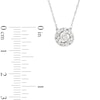 Thumbnail Image 3 of 0.30 CT. T.W. Diamond Frame Pendant in 10K White Gold