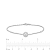 Thumbnail Image 4 of Unstoppable Love™ Diamond Accent Circle Frame Bracelet in Sterling Silver - 7.5"