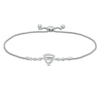 Thumbnail Image 1 of Unstoppable Love™ Diamond Accent Triangle Frame Bolo Bracelet in Sterling Silver - 9.5"