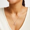Thumbnail Image 2 of Unstoppable Love™ 0.25 CT. T.W. Diamond Teardrop Pendant in Sterling Silver