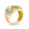 Thumbnail Image 3 of 1.45 CT. T.W. Diamond Allah Symbol Signet Ring in 10K Gold