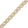 Thumbnail Image 0 of Men's 1.95 CT. T.W. Diamond Multi-Row Link Bracelet in 10K Gold - 8.5"