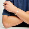 Thumbnail Image 1 of Men's 1.95 CT. T.W. Diamond Multi-Row Link Bracelet in 10K Gold - 8.5"