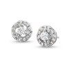 0.40 CT. T.W. Diamond Swirl Frame Stud Earrings in 10K White Gold