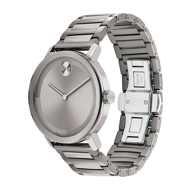 Men's Movado Bold® Evolution Grey IP Watch with Textured Tonal Grey Dial (Model: 3601096)