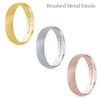 Thumbnail Image 2 of Men's Engravable 5.0mm Band in 10K White Gold (1 Line)