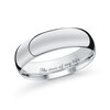Thumbnail Image 1 of Men's Engravable 6.0mm Band in 10K White Gold (1 Line)