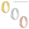 Thumbnail Image 3 of Men's Engravable 6.0mm Band in 10K White Gold (1 Line)