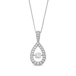 Unstoppable Love™ 1.50 CT. T.W. Diamond Teardrop Pendant in 10K White Gold
