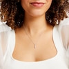 Trouvaille Collection 0.40 CT. T.W. DeBeers®-Graded Pear and Round-Cut Diamond Pendant in 14K White Gold (F/I1)