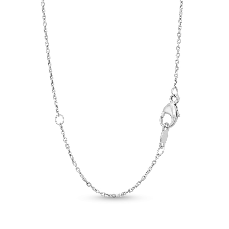 Main Image 3 of 0.30 CT. Diamond Solitaire Pendant in 14K White Gold (J/I2)