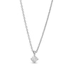 Thumbnail Image 1 of 0.20 CT. Diamond Solitaire Pendant in 14K White Gold (J/I2)