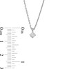 Thumbnail Image 4 of 0.20 CT. Diamond Solitaire Pendant in 14K White Gold (J/I2)