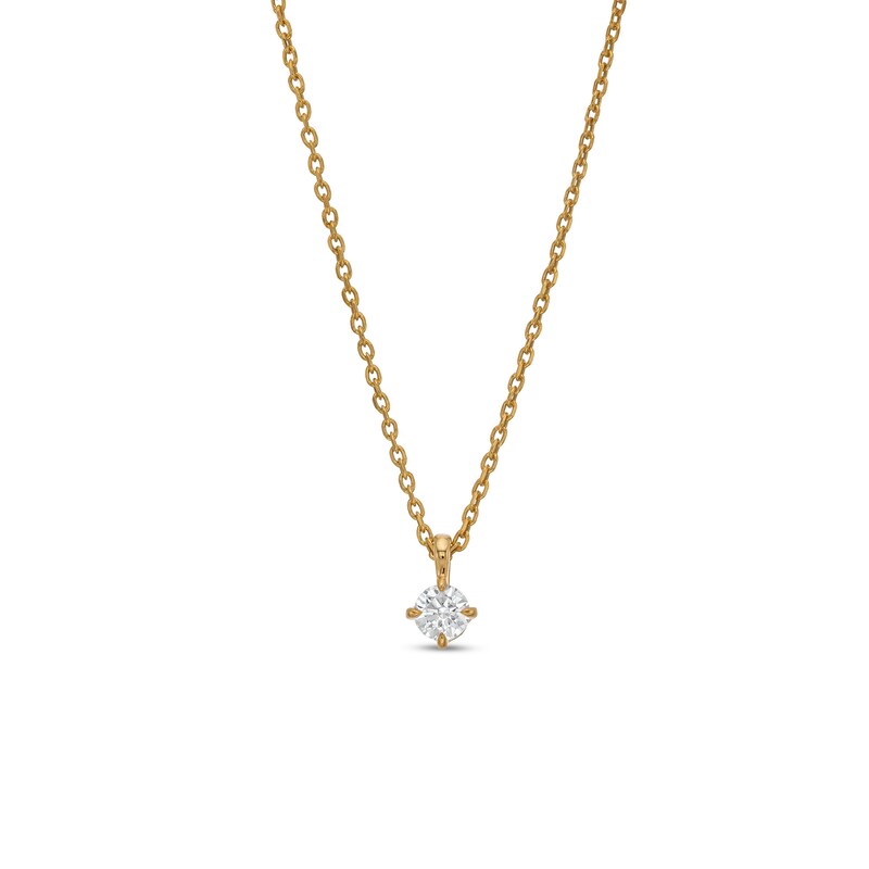 CT. Diamond Solitaire Pendant in 14K Gold (J/I2