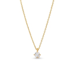 0.30 CT. Diamond Solitaire Pendant in 14K Gold (J/I2)