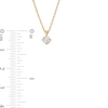 Thumbnail Image 4 of 0.30 CT. Diamond Solitaire Pendant in 14K Gold (J/I2)
