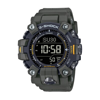 Men's Casio G-Shock Master of G MUDMAN Black Strap Digital Watch with Black Dial (Model: GW9500-3)